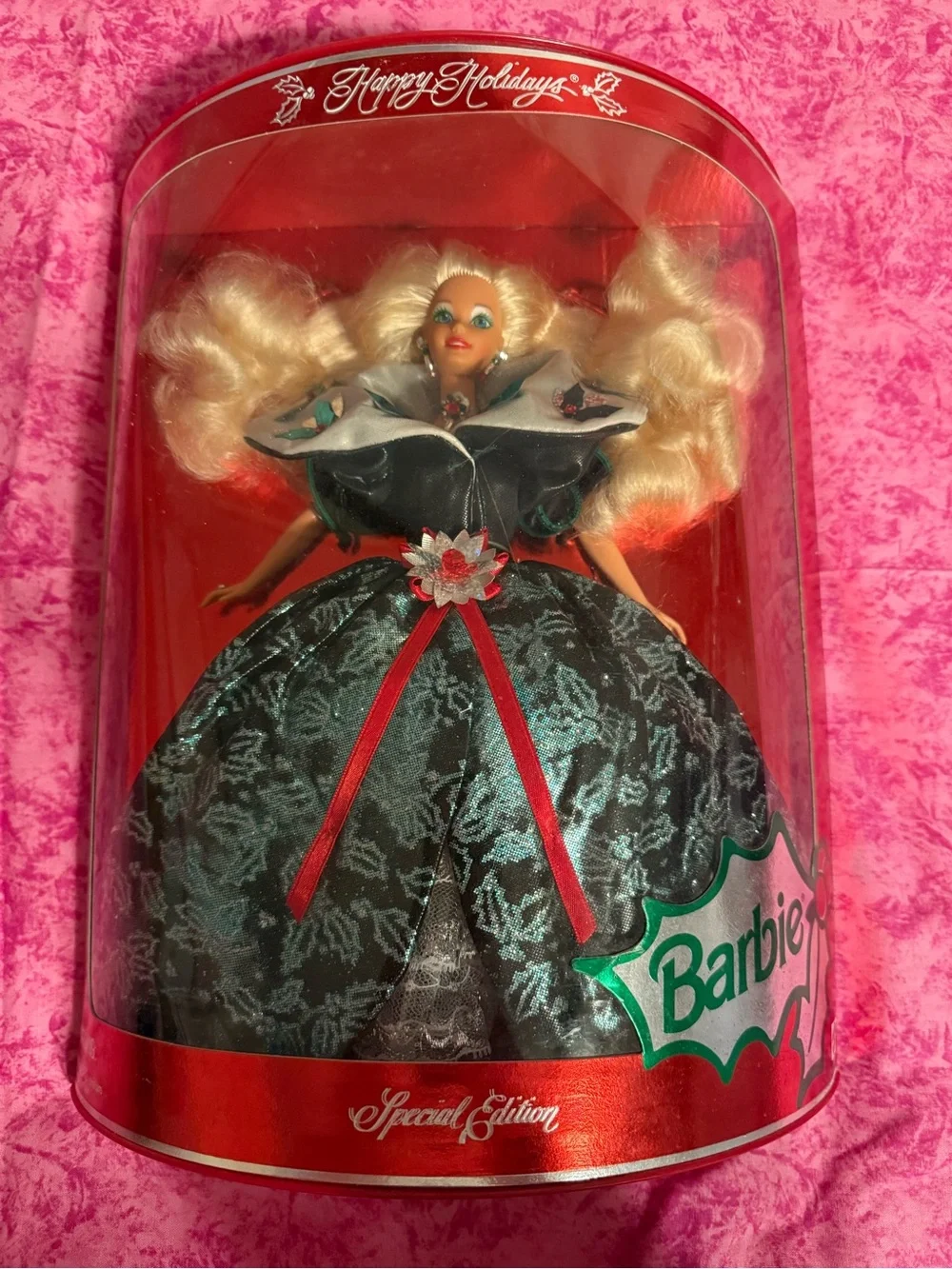Barbie Happy Holidays 1995 Special Edition Doll (14123) -NRFB Christmas Vintage